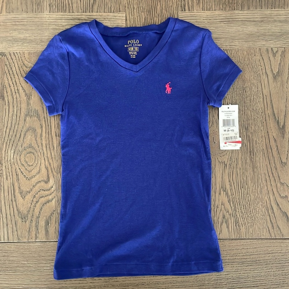 Girls Polo Ralph Lauren Tshirt size M (8-10)